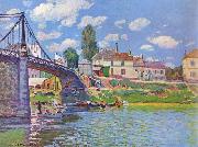 Alfred Sisley Bridge at oil painting on canvas